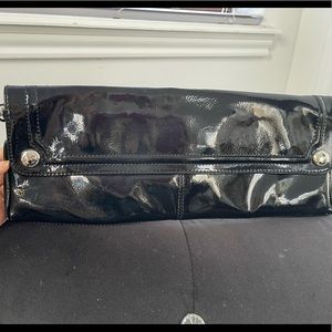 Unique Long Patent Clutch/Crossbody Franco Sarto